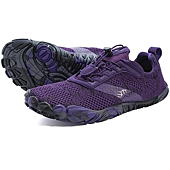 Joomra Minimalist Trail Running Tennis Shoes Size 9-9.5 Purple Women Wide Camping Athletic Hiking Trekking Walking Toes Female Five Fingers Gym Workout Sneakers Lightweight Footwear 40