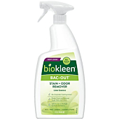Biokleen Bac-Out Enzyme Stain Remover - 32 Ounce - Natural Foam Spray, Destroys Stains & Odors Safely, for Pet Stains, Laundry, Diapers, Wine, Carpets, Eco-Friendly, Non-Toxic, Plant-Based