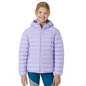 Eddie Bauer Kids' Jacket - CirrusLite Weather Resistant Insulated Quilted Bubble Puffer Coat for Boys and Girls (3-16), Size 3-4, Lavender