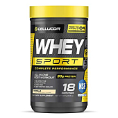 Cellucor Whey Sport Protein Powder Vanilla | Post Workout Recovery Drink with Whey Protein Isolate, Creatine & Glutamine | 18 Servings
