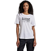 G-Star Raw Women's Slim Fit T-Shirt Raw Graphic Logo 