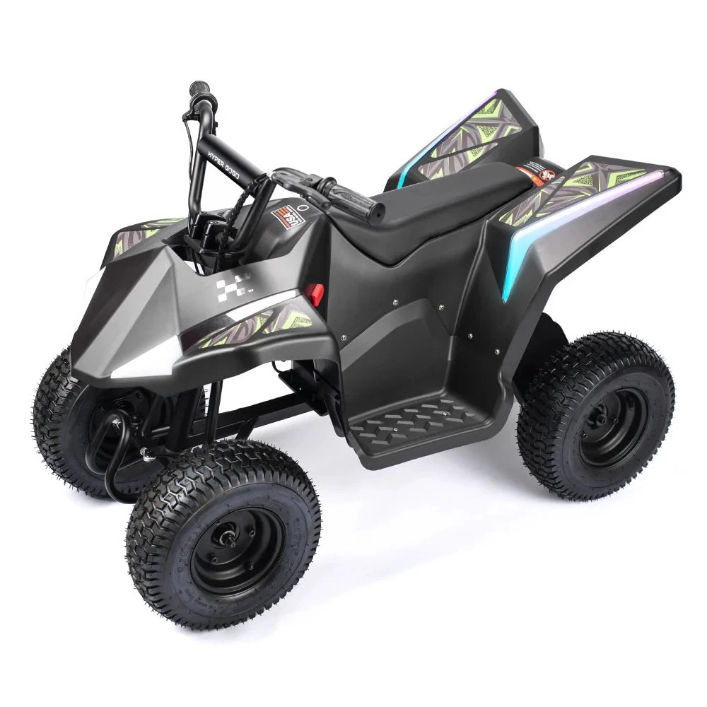 [EU DIRECT] HYPER GOGO ATV-01 4-Wheeler Electric Dirt Bike 36V 5.2Ah Battery 350W Motor Top Speed 16KM/H 13inch Tires 16KM Mileage 75KG Max Load Kids 4-Wheeler Electric Scooter for Over 12 Years Old HYPERGOGO