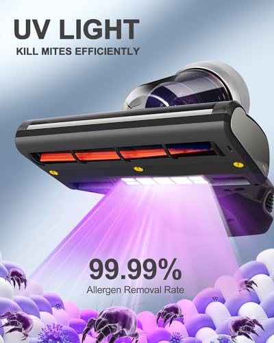 Jimmy Mattress Vacuum Cleaner with UV-C light and high heating technology.
