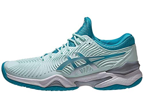 ASICS Women's Court FlyteFoam 2 Tennis Shoes, 9, BIO Mint/Lagoon