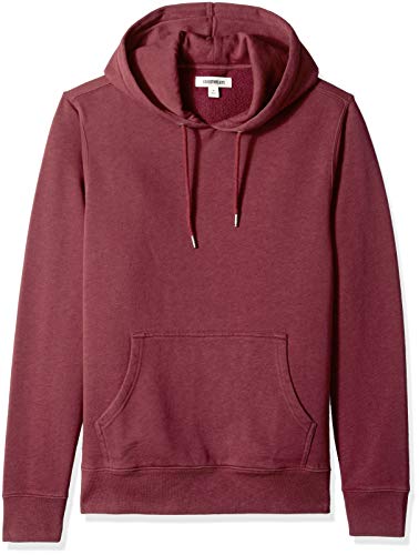 Goodthreads Men's Pullover Fleece Hoodie, Burgundy, Large