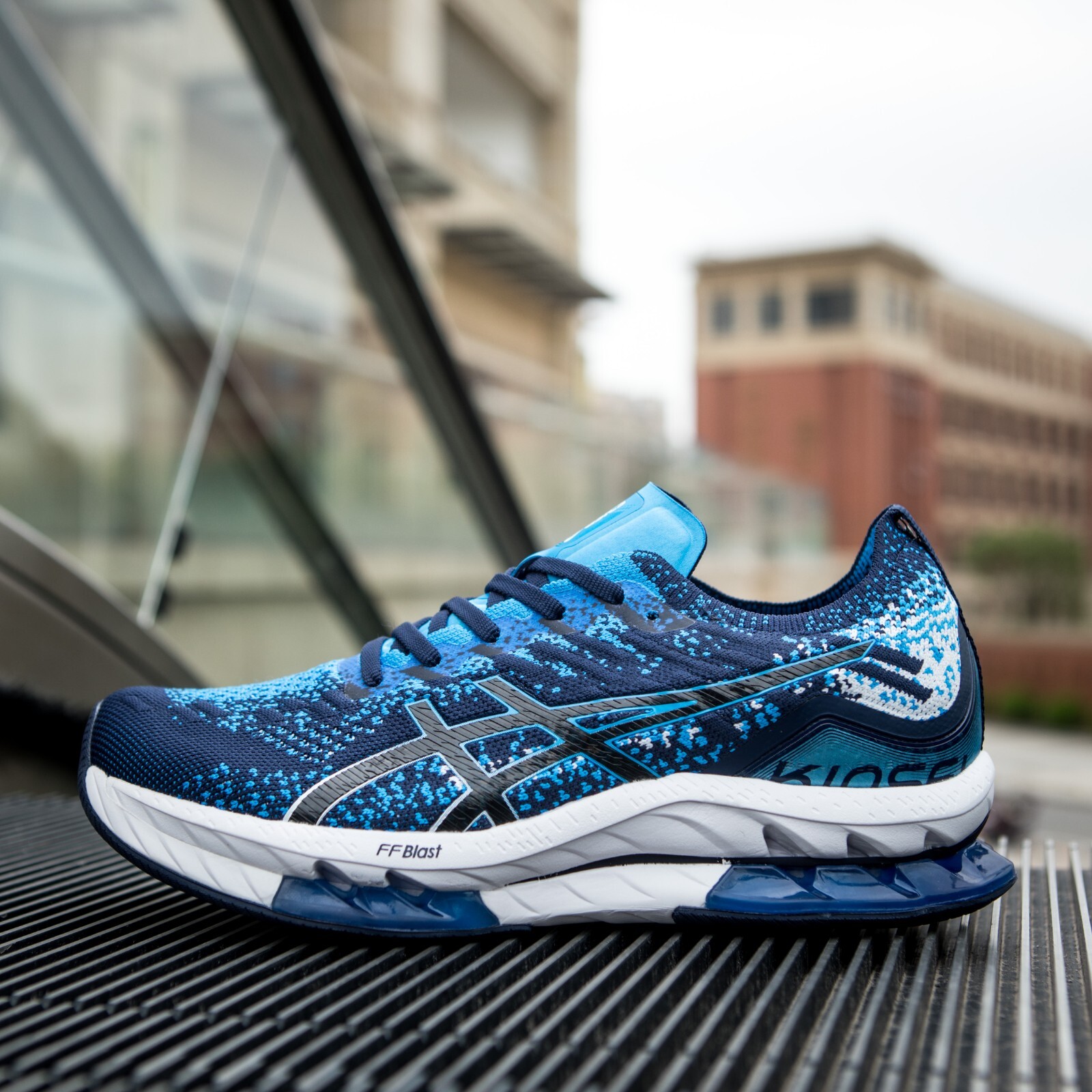 Asics Gel-Kinsei Blast Le 2 Blue Mens Athletic Running Shoes US Size 7.5-11