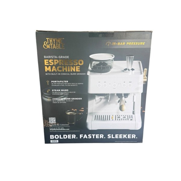 New Sealed Never Opened Espresso Machine Thyme And Table Barista Grade