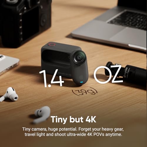 Insta360 GO 3S 4K camera with Action Pod and accessories for hands-free shooting