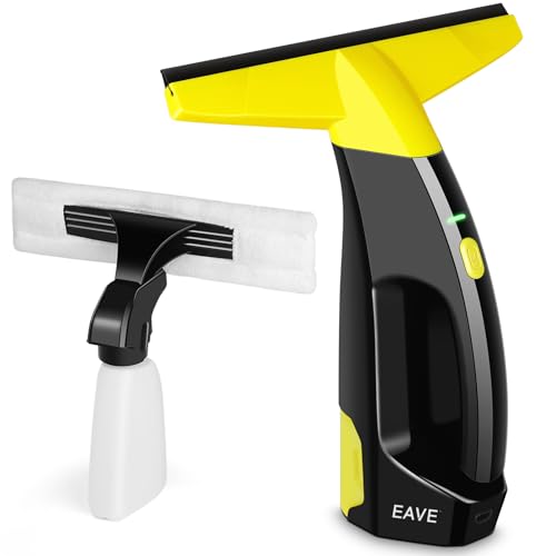 Rechargeable Window Vac, Power Window Vacuum Cleaner Set, Window Squeegee Electric Cleaning Tool for Windows, Tiles, Mirrors, 200ml Water Tank