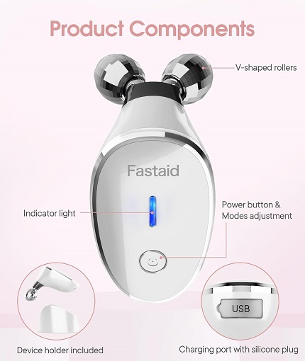 Microcurrent Face Massager Roller for Wrinkle Removal