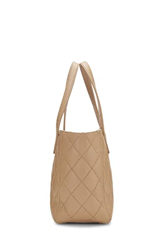 Pre-Loved Beige Calfskin Wild Stitch Tote Large