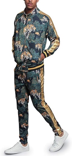 G-Style USA Men's Side Stripe Tracksuit