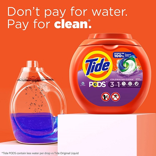 PODS Liquid Laundry Detergent Pacs