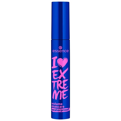 A black mascara with a curved brush that provides extreme volume and length to lashes