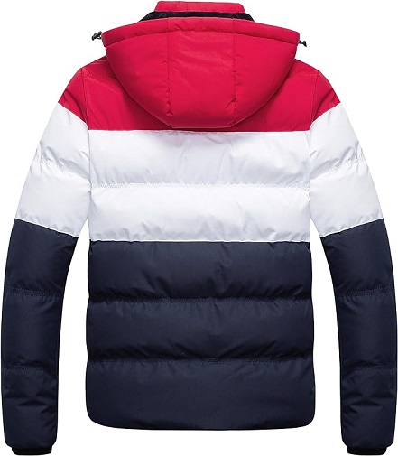 Men's Puffer Jacket Waterproof Winter Parka jacket Warm Thicken Ski Coat Made By CREATMO US 