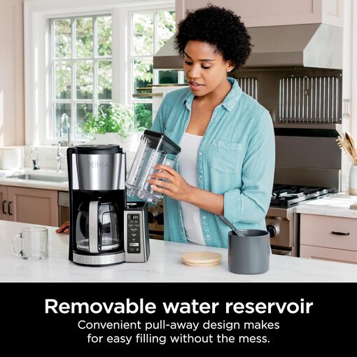 Ninja 12-Cup Programmable Coffee Brewer - Black/Stainless Steel
