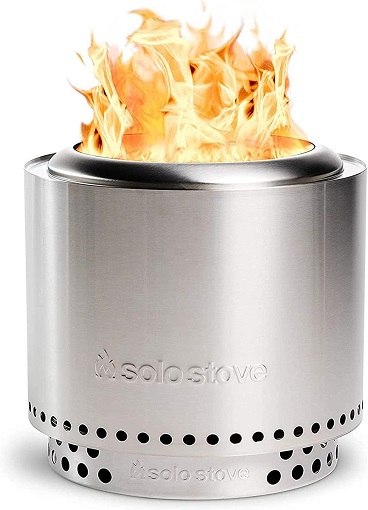 Portable Outdoor Firepit, Ideal for Camping, Stainless Steel