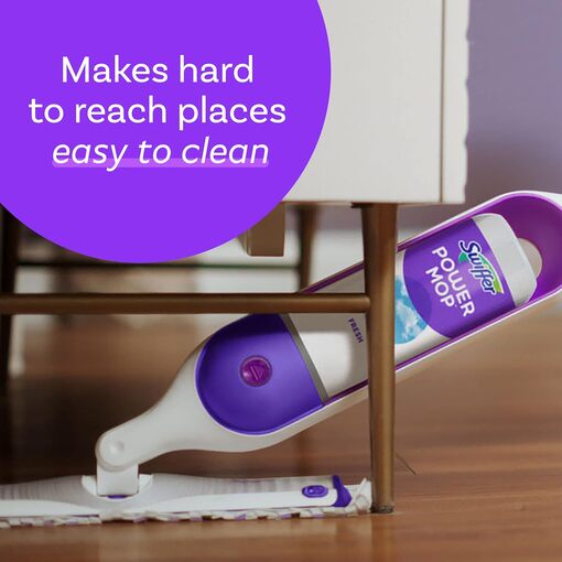 Power mop for multiple floor types - fresh scent solution