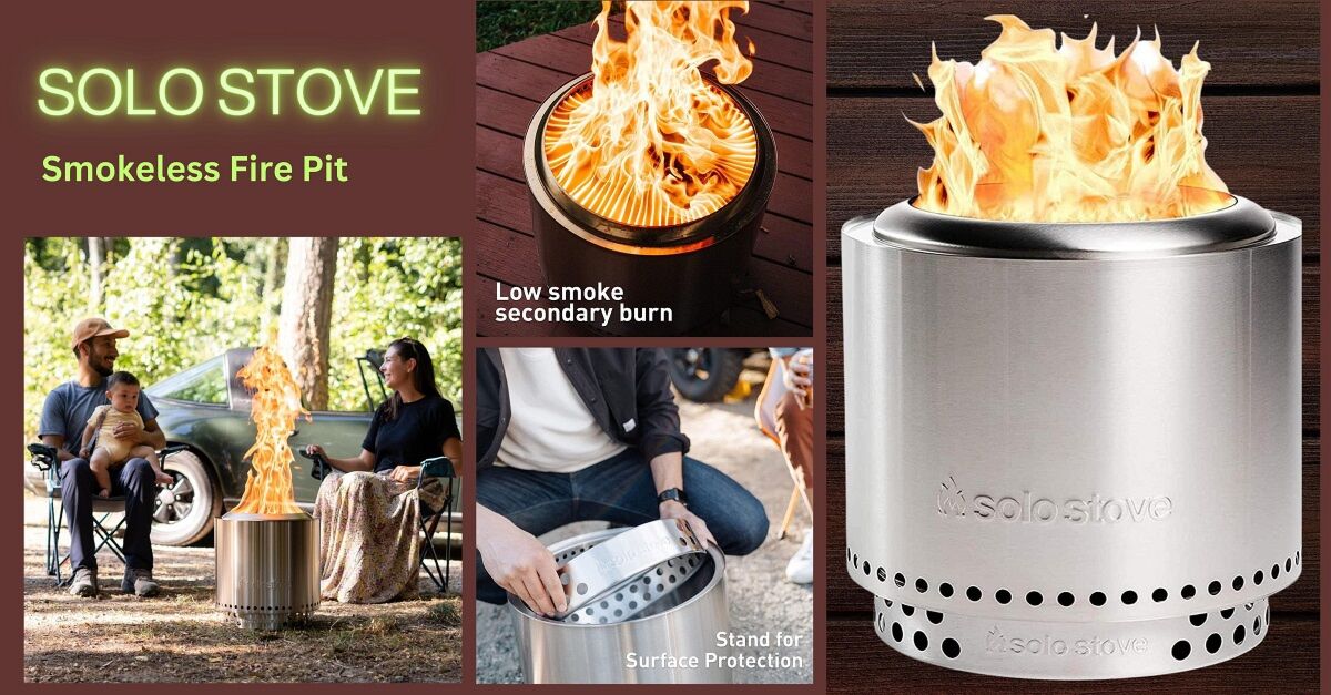Embrace the warmth and ambiance of a campfire without the smoke with the Solo Stove Ranger