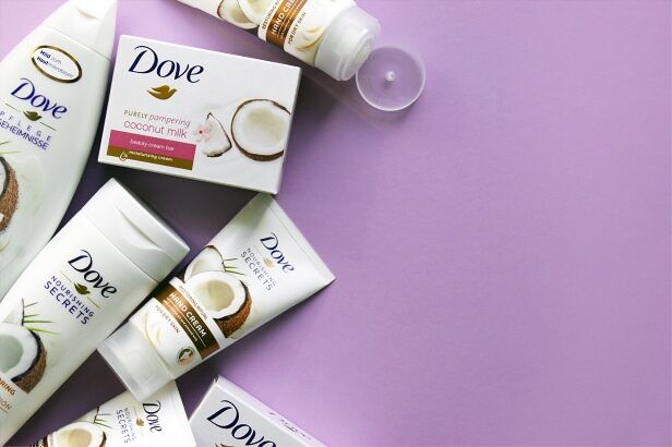 Dove Nourishing Secrets Hand Cream with coconut milk and almond milk for dry skin